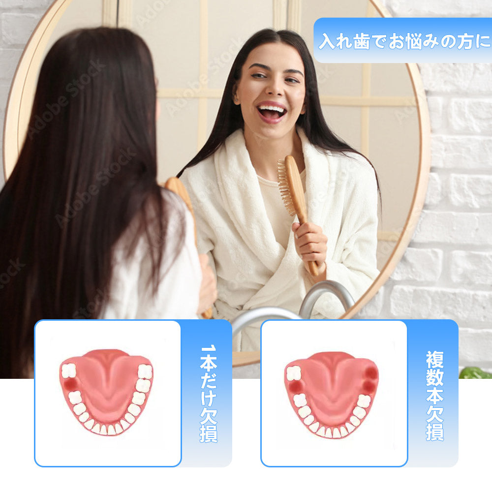 義歯を1本追加するごとに費用は4,000円となります。